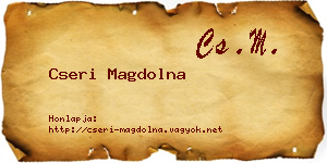 Cseri Magdolna névjegykártya